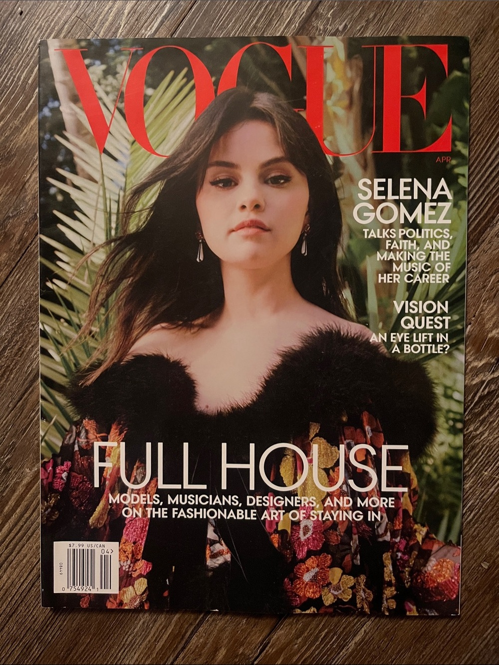 Vogue April 2021 Magazine- Featuring Selena Gomez
